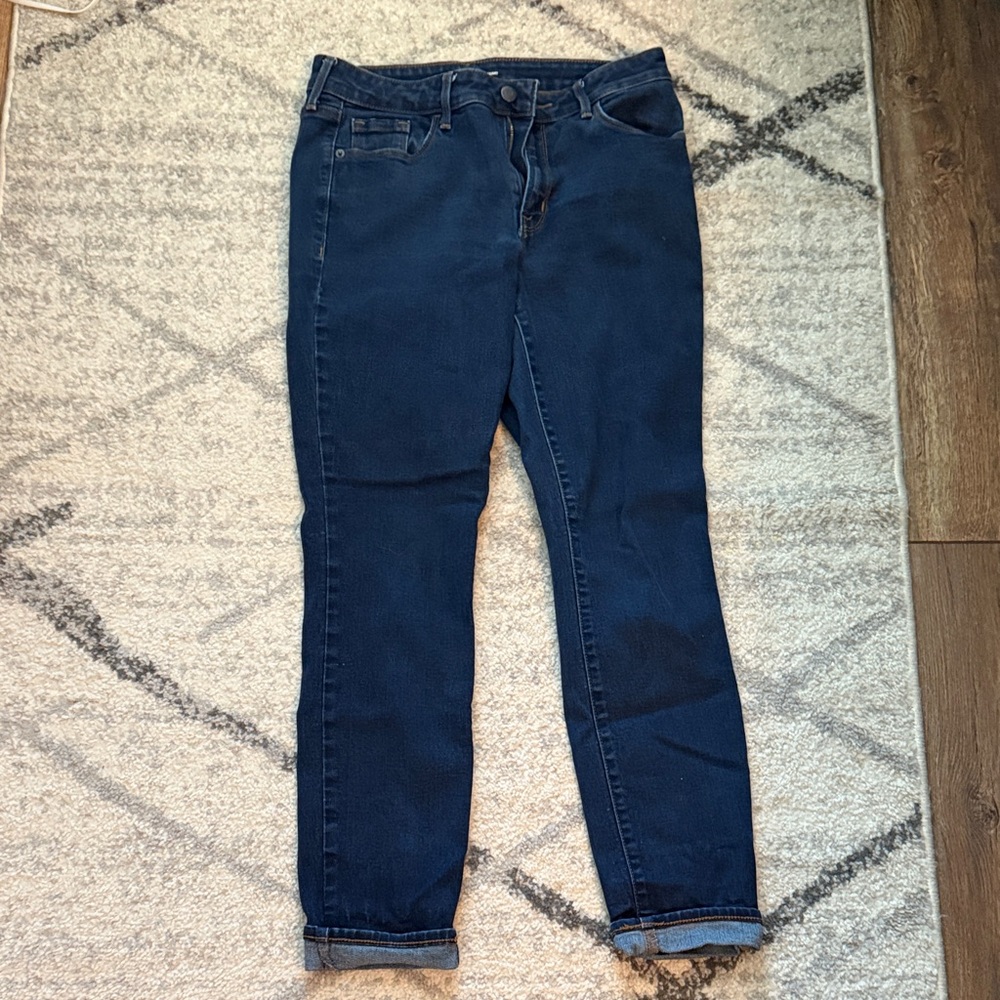 Old Navy Women's Dark Blue Skinny Jeans
